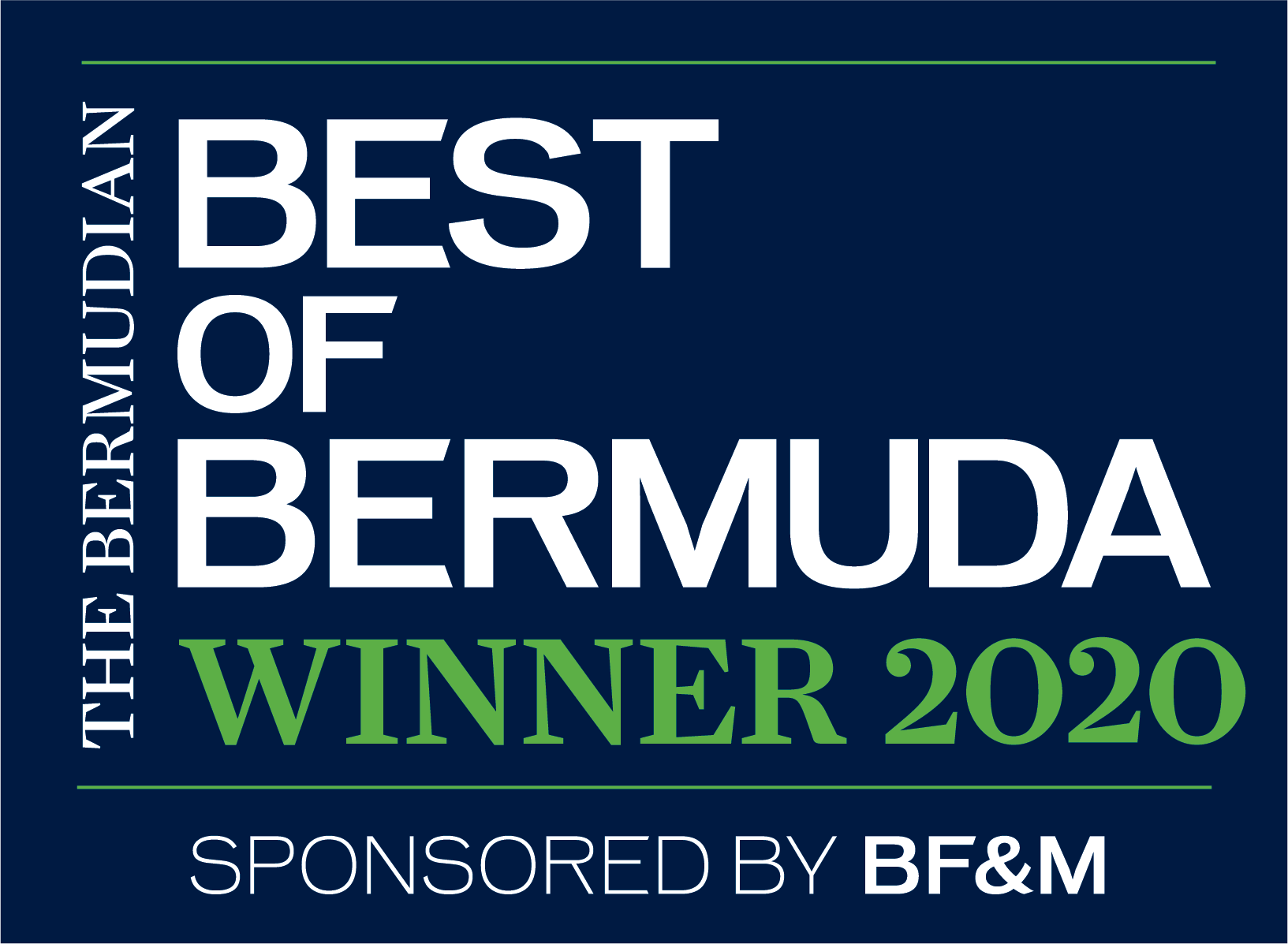 Best of Bermuda Award Winner 2020