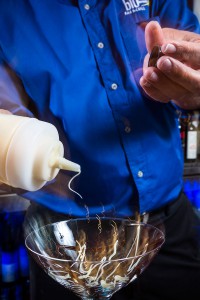 Decorating a Dessert Martini